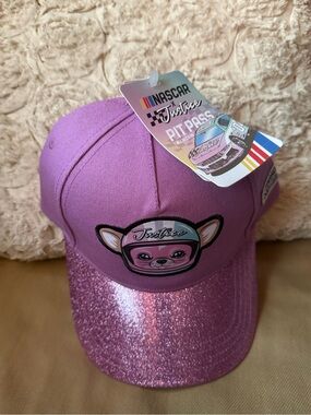 Nascar Justice Purple and Pink Glitter Kids Hat